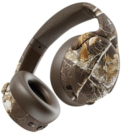 Skullcandy Crusher ANC 2 Headphones - Realtree Edge Colors Espresso, Wireless Over-Ear, Active Noise Cancelling, Adjustable Sensory Bass, Bluetooth, Built-in Microphone, Up to 50 Hours Battery