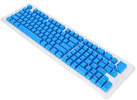 KUIDAMOS 117 Tasten, OEM-Höhe, Zweifarbige Spritzguss-Tastenkappen für 61/87-Tasten-Tastatur, Ergonomische und Verschleißfeste Tastenkappen für Schreibbegeisterte, ABS-Material (Dunkelblaue und