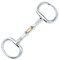 Stübben Gebiss 2230 Olivenkopftrense doppelt gebrochen - 14,5 cm - 14 mm - Sweet Copper Mittelstück