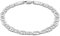 Tuscany Silver Damen Armband Sterling Silber 120 Geschnitten 19cm/7.5zoll