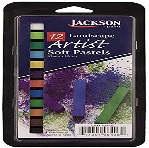 Jack Richeson Landscape Pastels (Set of 12), 12 Count (Pack of 1)