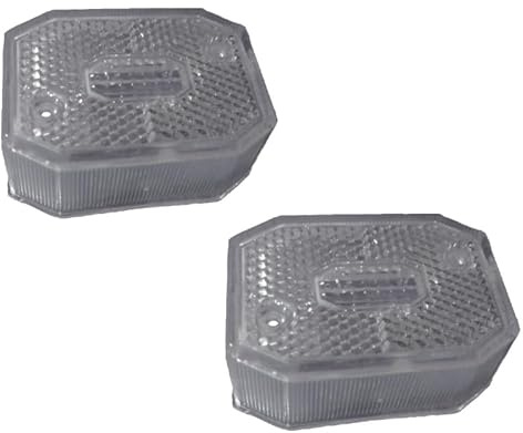 FKAnhängerteile Pack of 2 – Aspöck Flexipoint Lens 1 White – Spare Lenses