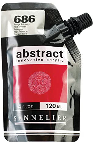 Sennelier : Abstract Acrylic Paint : 120ml : Satin : Primary Red