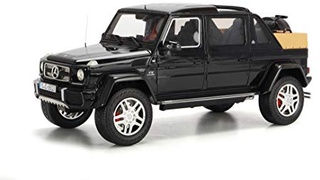 Schuco 450017700 Mercedes-Benz Maybach G650, Modellauto, 1:18, platinschwarz metallic