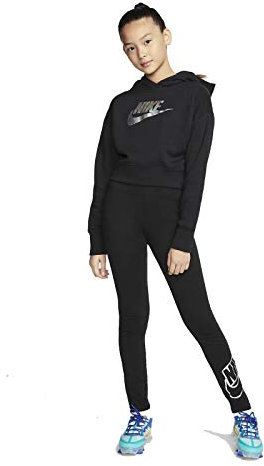 NIKE FF Crop Sweatshirt - Black, X-Small