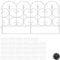 Relaxdays Set de 30 Vallas Decorativas para Jardín, Cercado para Huertos, Vallado Altura 30 cm, Largo 20 m, con Estacas, Blanco