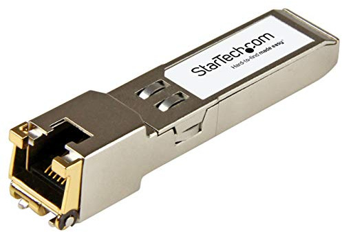 StarTech Arista Networks SFP-1G-T Compatible SFP Module, 1000BASE-T | 1GE Gigabit Ethernet SFP, SFP to RJ45 Cat6/Cat5e, RJ-45 100m