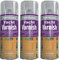 3 x Yacht Varnish Spray 400ML All Purpose- Professional Gloss Finish Spray Wood Color Paint
