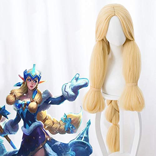 Juego LoL Cosplay peluca Soraka Cosplay peluca sintética resistente al calor Halloween Carnaval Fiesta