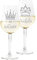 Colorfamily Coppia Calici Personalizzati Set da 2 calici Vino Personalizzati con Nome Re Regina - Bicchiere in Vetro 500 ml