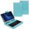 UC-Express Tasche kompatibel für Samsung Galaxy Tab A6 10.1 2016 Hülle Keyboard Case Tastatur QWERTZ Standfunktion USB, Farben:Türkis