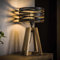 famlights Deko Industrial Style Designer Tischlampe Jamie Vintage Holz Wohnzimmerlampe/Nachttischlampe Vintage Landhaus Industrial retro Schlafzimmer Wohnzimmer/Steampunk Industrie Tischlampe