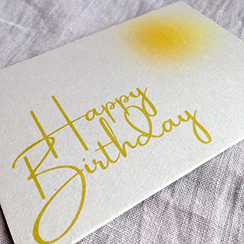 Madam ERLE | Karte No.1 | Happy Birthday | Sunshine | schlichte minimalistische Postkarte Geburtstagskarte | Waldorf |