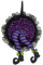 HWGING Halloween Kranz, Hexenbeine Kranz Lustige Spitze Hexe Beine Türkranz Deko Kranz Hängende Ornamente 40cm Halloween Deko Wand Fenster Haustür