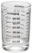Oggi Jigger Shot Measure, Glass, Clear