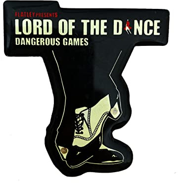 Lord Of The Dance Dangerous Games Flashing Shoes Pin Badge One Size