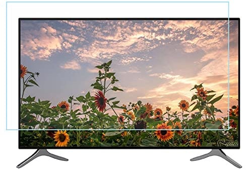 JQZWXX 32-47 Inch Anti Blue Light TV Glare Stopper Screen Protector Film Frosted Surface Dust-proof and Scratch-proof, Fingerprint Prevention No Bubbles / 32in698x392mm