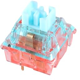 Ranked RS-2 Mechanische Tastenschalter für mechanische Gaming-Tastaturen | 5-Pin PCB Montiert | Linear 47cN von Haimu (Water Ballet, 65 STK.)