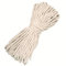 Wolike Makramee-Schnur, 10 mm, 10 m, dickes Makramee-Baumwollseil, Baumwollschnur, weiche, ungefärbte, natürliche Farbe, Schnur für Pflanzenaufhänger, DIY, Handwerk, Stricken (10 mm - 10 m)