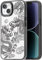 casevivid Compatible with iPhone 15 Case Cute Aesthetics - Durable Fashion Funny Phone Case - Dragon Pattern Cover Design for iPhone 15 6.1 Inch Black
