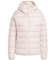 adidas Femme Essentials Light Down Hooded Jacket, sandy pink, S