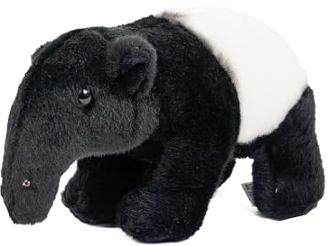 Teddys Rothenburg Kuscheltier Tapir stehend schwarz/weiß 22 cm Plüschtapir Plüschtier