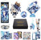 MOTAO Genshin Impact Box Xiao Hu Tao Qiqi Merch Set - Puppe, Poster, Kissenbezug, Standfigur, Armband, Abzeichen, Schlüsselanhänger, Kartenhülle, 30 Lomo Karten, 50 Aufkleber (Furina)