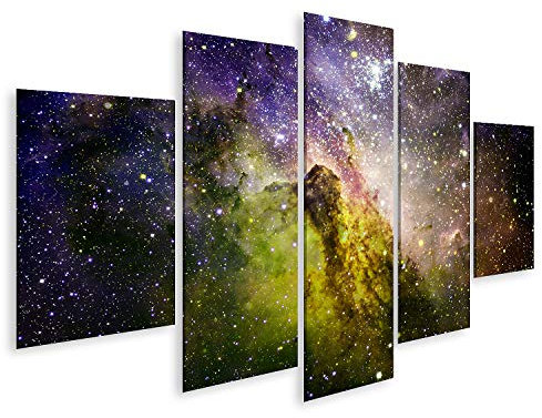 islandburner Prime Bild auf Leinwand Starfield In Outer Space Viele Lichtjahre weit von der Erde Bilder Wandbilder Poster