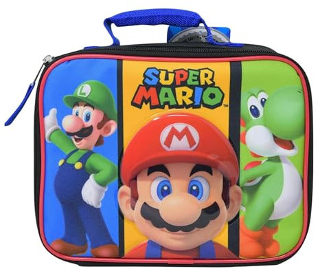 Bioworld Super Mario LXB68ADSMB Rechteckige Lunchtasche