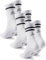 Occulto Damen & Herren Statement Tennis Socken 3er Pack (Modell: Leo) Happy 35-38