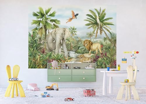 Jungle Kinderzimmer Fototapete von AG Design | 252 x 182 cm | AFTDXL 1996