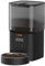 WOPET Automatic Cat Feeder, 4L Timed Dog Feeder with 180-Day Battery Life, Programmable Cat Food Dispenser Control 1-6 Meals Per Day, Automatic Dog Feeder for Dry Food with Stainless Steel Bowl Black
