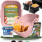 KNUSPERLIEBE® 2x Set Zubehör für Ninja Foodi Max Dual Zone Silikonform, Faltbar für Dual Zone Airfryer, Heißluftfritteuse, BPA-FREI | AF400EU AF300EU AF400EUCP | Silikoneinsatz Air Fryer Accessories