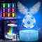 Fussball geschenke für junge, Fußball Lampe für Kinder Jungs, Fußball Geschenke 3D Nachtlicht LED Illusion Lampe, 16 Farben Wechselnd mit Fernbedienung & Touch, Geburtstagsgeschenk 6 7 8 9 10 jahre