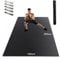 HAPBEAR Extra Groß Breit Sportmatte Fitnessmatte Gymnastikmatte rutschfest-Yogamatte 305 cm x 183 cm x 8 mm Dicke, Hoher Dichte Ultra Haltbar PVC,Trainingsmatten mit Fitnessbänder, Schuhfreundlich-08