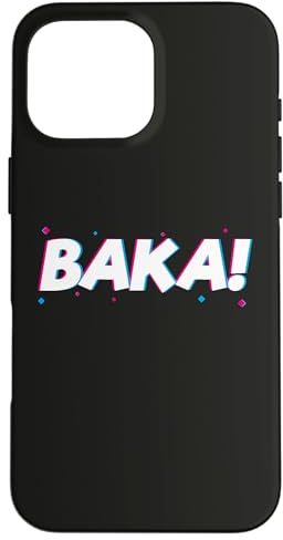 Hülle für iPhone 16 Pro Max Japanische Ästhetische Handyhülle Baka Anime Japanese