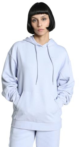PUMA Sudadera con Capucha Holgada Her Mujer L, Cool Weather Blue