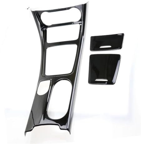 Auto-Innenleisten Auto-Styling Zentralsteuerung Dekoration Aufkleber Wasserbecher Aufbewahrungsverkleidung Für Mercedes Für Benz CLA C117 GLA X156 2014-2017 Verkleidungsrahmenabdeckung