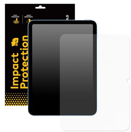 RhinoShield Screen Protector Compatible with [iPad 10-10.9 inch / A16] | Impact Protection - High Strength Shock Damping/Dispersion Technology - Transparent and Fingerprint & Scratch Resistant