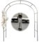 GUOGLZ Arche De Jardin, Arche À Roses Robuste, Treillis D'arche De Mariage en Métal, pour Plantes Grimpantes, Décoration De Pergola(240cm x 260cm)