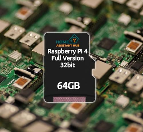 Raspberry PI OS für Raspberry PI 4 auf 64 GB microSDXC UHS-I Speicherkarte - Alle Versionen (32bit Full)
