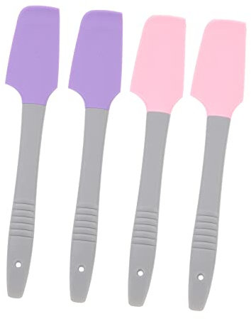 FRCOLOR 4pièces Spatule à Cire Portable Applicateur De Cire Corporelle Lot De Spatules Application Pour Crème Et Lotion