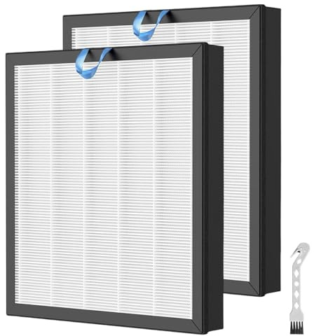 Vital-100S Air Filter Compatible with LEVOIT Vital 100S Air Purifier 3-in-1 H13 True HEPA & Activated Carbon Replacement Filter Vital 100S-RF (2 Pack)