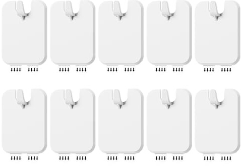 Picture Frame Hangers, 10 Pieces Wall Painting Hook Set, Adhesive Photo Mount Clips, No-Drill Damage-Free Hardware for Home Apartment, Dorm, School, Drywall, Poster Use, 6.6x5.1cm