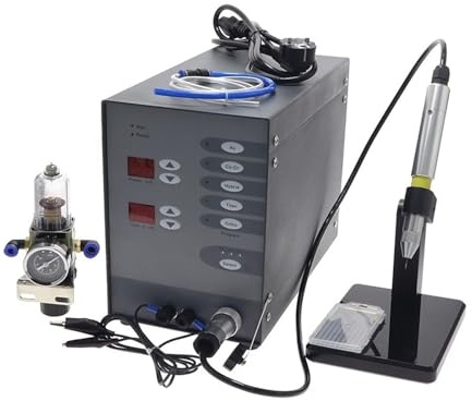 150A Big Power 100W Pulse Argon Arc Spot Welder Machine Welding Stainless Steel Weld Station Compatible High Efficiency and Energy Saving