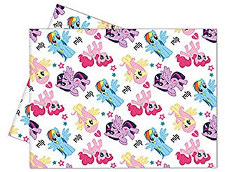 Hasbro My Little Pony 55746 My Little Pony Tischdecke 120x180cm 1CT Tischdecke, Mehrfarbig, 120x180cm