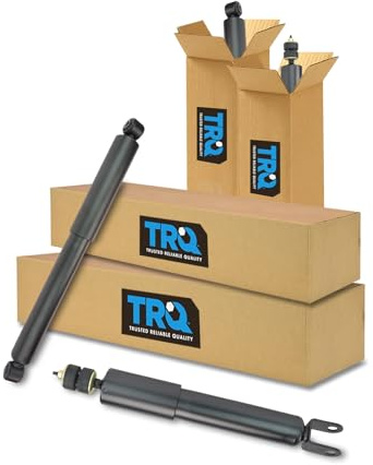 TRQ Stoßdämpfer-Set vorne und hinten, kompatibel mit Chevrolet Avalanche 1500 2000-2006 Suburban 1500 Tahoe GMC Yukon Yukon XL 1500