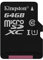 Kingston Canvas Select (SDCS/64GB) MicroSDClass 10 UHS-I Speeds Up to 80 MB/s Read (SD Adapter Included) - Bring Your HD Videos to Life