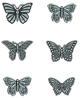Advantus Embellishments, Grey, Medium