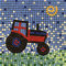 ALEA Mosaic Mosaik bastelset, DIY 20x20cm, Traktor